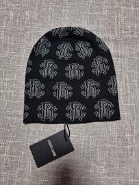 Berretto Roberto Cavalli RC Monogram in Lana Nero