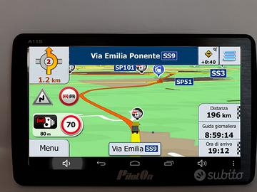 PilotOn A11S Pro Navigatore Camion Bus Mappe 2025