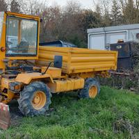 Dumper con lama apripista targa gialla permuto