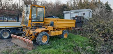 Dumper con lama apripista targa gialla permuto