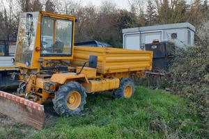 Dumper con lama apripista targa gialla permuto