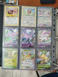 lotto carte Pokemon holo vintage promo Eevee set