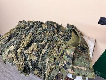 Completamente mimetizzato nel soft air/ Taglia M/L