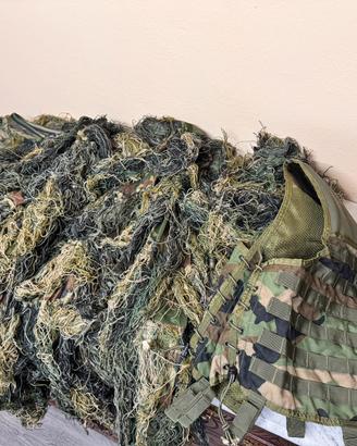 Completamente mimetizzato nel soft air/ Taglia M/L