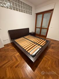 letto contenitore in legno