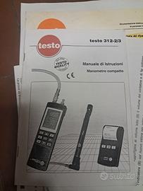 Manometro Testo 312-3 prova tenuta gas/acqua