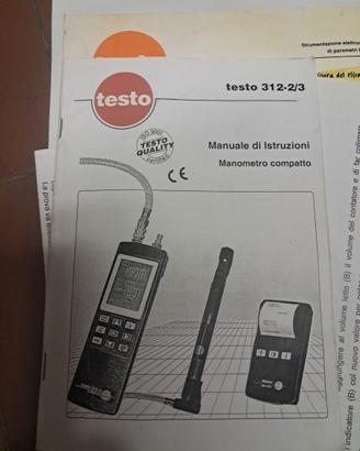 Manometro Testo 312-3 prova tenuta gas/acqua