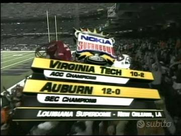 AUBURN vs VIRGINIA TECH SUGAR BOWL NCAAF DVD