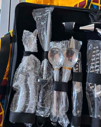 Set Coltelli 19 Pezzi Cucina e Campeggio