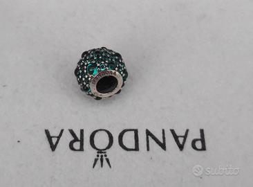 Pandora Charm Gocce scintillanti verdi 791755mc