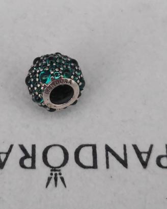 Pandora Charm Gocce scintillanti verdi 791755mc