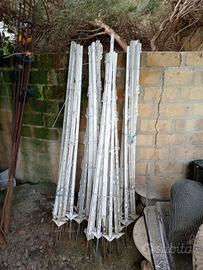 40 pali di plastica 125 cm