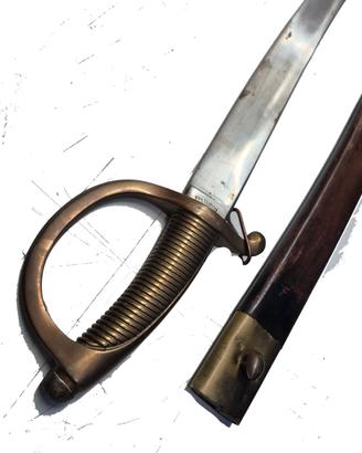Sciabola Daga  fine 800 con fodero in pelle 