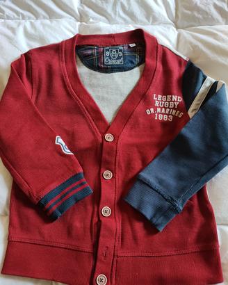 giacca cardigan original marines tg. 5-6 cotone