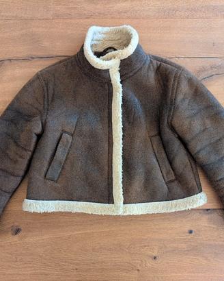 montone bambina zara taglia 8-9 anni