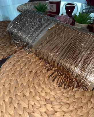 2 borse con brillantini