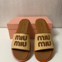 MiuMiu sandals size 39 new and original