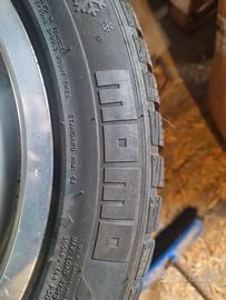 4 pneumatici  185  / 55  r 15 si cerchi