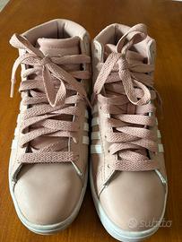 Scarpe sneaker alte rosa K-Swiss