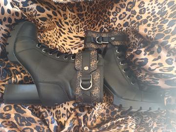 Stivaletti Guess pelle nera 40 nuovi