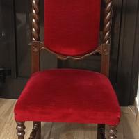 Poltrona vintage in velluto