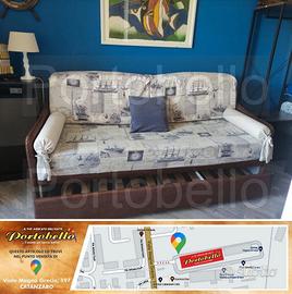 Codice: 272818 DIVANO CON DOPPIO LETTO + CUSCINI