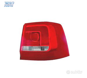 FANALE DX VOLKSWAGEN VW SHARAN 10-15 BIANCO ROSSO