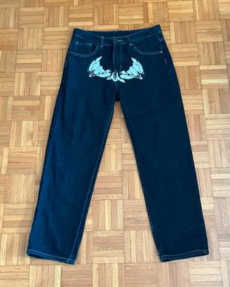 Pantaloni Baggy Jeans Lunghi