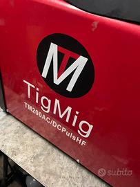 Saldatrice tigmig ac dc tm 200 alu