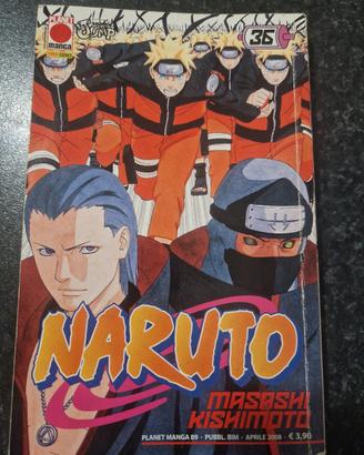 Naruto 36 Serie nera Masashi Kishimoto ben tenuto