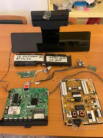 Tv LG 55LF630V schede elettroniche, casse, appoggi