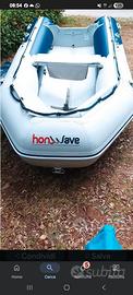 HONDAWAVE 320 chiglia gonfiabile co envirude 15 hp