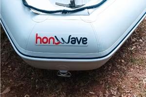 HONDAWAVE 320 chiglia gonfiabile co envirude 15 hp