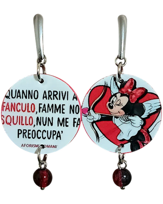 Orecchini "Frasi ironiche" Art: 607
