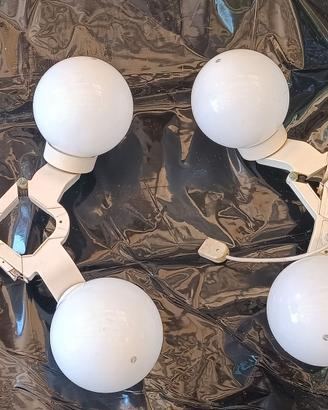 2 lampadari per ombrelloni 3 luci Gocci Summertime
