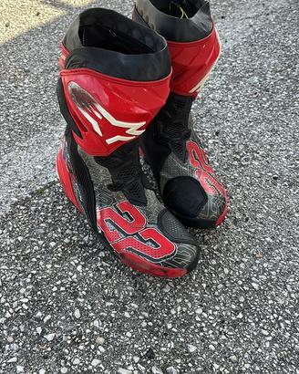 Stivali Sam Lowes race-worn autografati 2023 SBK