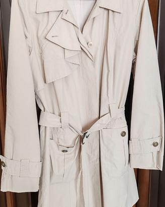 Originale trench/copri abito beige M.Rinaldi tg 21