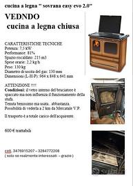 cucina a legna SOVRANA EASY 2.0