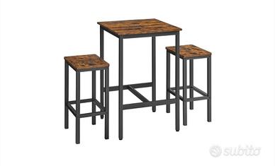 tavolo più sgabelli