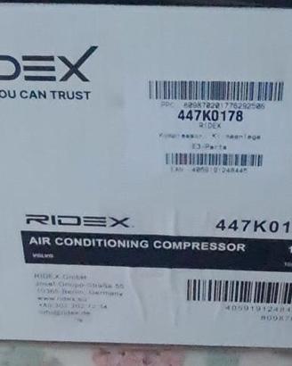 Compressore Aria Cond.RIDEX 447K0178-3 scanalature
