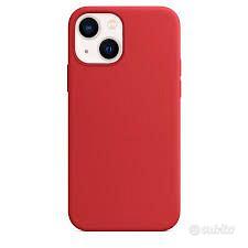 cover iphone 15 rossa silicone
