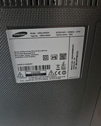 TV UHD Samsung UE40JU6400K
