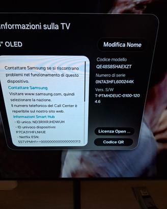 Tv Sansung 48 pollici nuovo