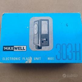 Flash elettronico vintage MAXWELL 303-H – completo