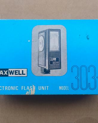 Flash elettronico vintage MAXWELL 303-H – completo