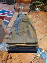 set 5 pantaloni lunghi uomo tg 48 