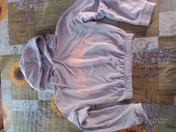 Felpa Crop Terranova Lilla – Taglia XS Donna