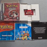 pokemon rubino game boy advance gba ita italiano