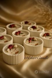 Candele in vasetto ceramica