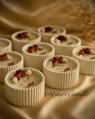 Candele in vasetto ceramica